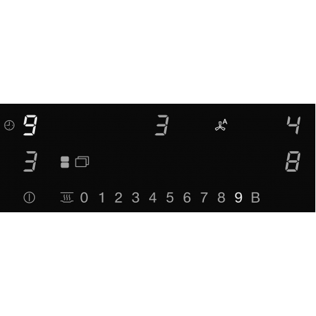 MIELE KMDA 7676-1 FL D BlackPerfection Επαγωγική Εστία με Ενσωματωμένο Απορροφητήρα 80cm